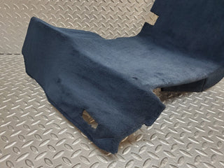 R129 SL rear left wall carpet blue used OEM