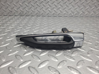 W123 exterior chrome door handle rear used OEM