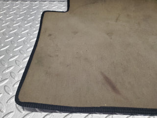 W201 Baby Benz rear right floor mat dark blue used OEM