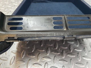 W201 Baby Benz centre console blue used OEM