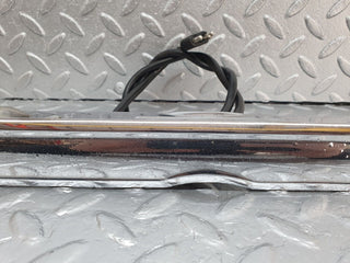 W108 number plate light trunk chrome used OEM