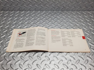 W124 owner's manual used OEM