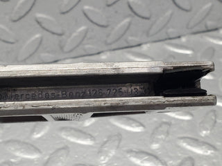 W126 Coupe door window guide bracket pair used OEM