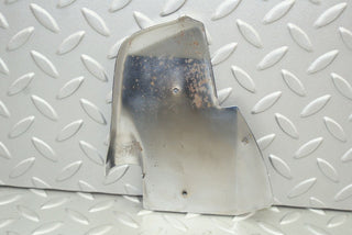 W123 Coupe b pillar chrome cover plate right side used OEM
