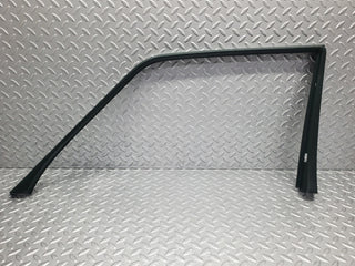 W126 front right inner window frame cover green used OEM
