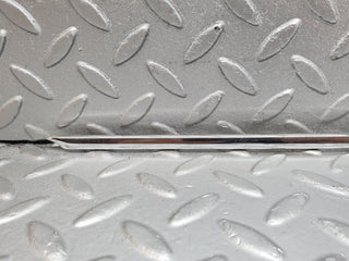W108 left door card chrome trim used OEM