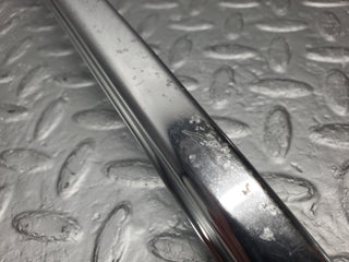 S123 Wagon rear left door chrome window channel used OEM