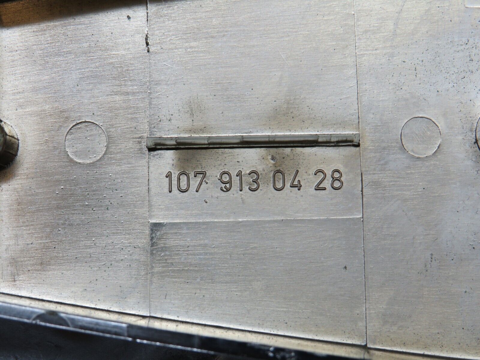 35654 Mercedes-Benz R107 280SL  Seat Hinge Chrome Cover 1079130428