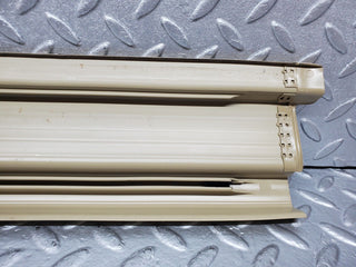 W126 rear right door sill trim beige used OEM