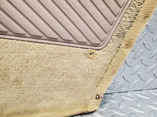 W124 Cabriolet centre console carpet right side beige used OEM