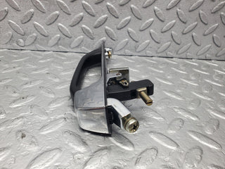 W123 exterior chrome door handle rear used OEM