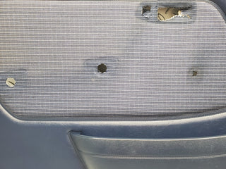 W123 front left door card blue used OEM
