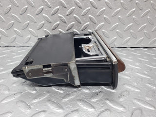 W126 centre console ashtray wood finish used OEM