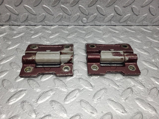 W126 Coupe door hinge pair used OEM
