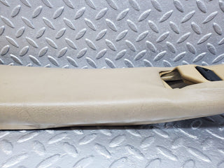 45766 Mercedes-Benz W126 420SE B Pillar Cover Left Side Beige 1246920122