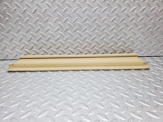 W126 rear left door sill trim beige used OEM
