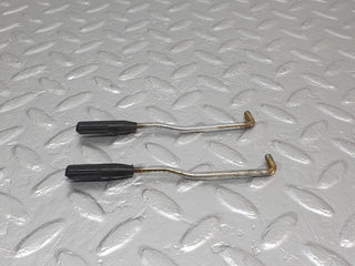W201 Baby Benz front door lock knob pair used OEM