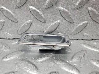 W123 Coupe door lock handle surround chrome used OEM