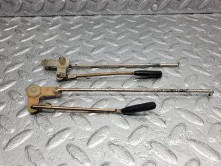W126 Coupe door lock knob pair used OEM