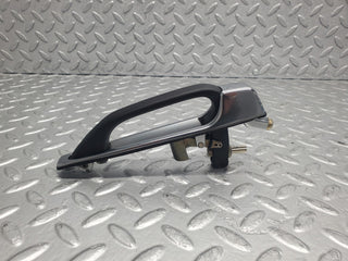 W123 exterior chrome door handle rear used OEM