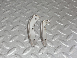 W108 interior door handle chrome trim pair left used OEM