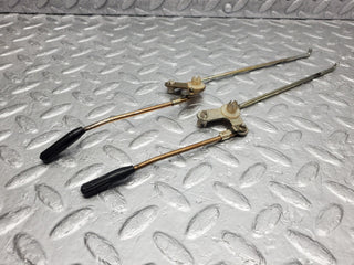 W126 Coupe door lock knob pair used OEM
