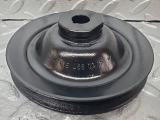 W123 power steering pump pulley used OEM