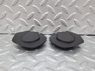 44463 Mercedes-Benz W123 280E Seat Belt Runner Cover Trim 2x Black 1239192520 1239192920 1239192620 1239193020