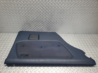 S123 Wagon rear left door card blue used OEM