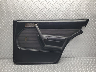 W201 Baby Benz rear right door card black used OEM