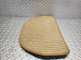 W124 Cabriolet rear left floor carpet beige used OEM