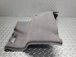 W124 Wagon trunk panel cover left grey used OEM