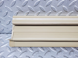 W126 rear left door sill trim beige used OEM