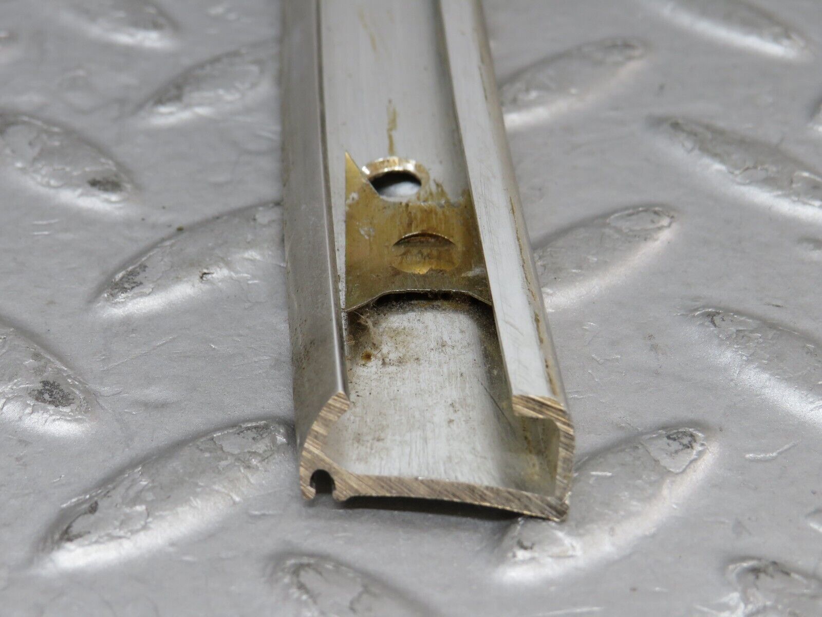 35614 Mercedes-Benz R107 280SL Hardtop B Pillar Chrome Trim Left Side