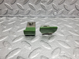 W126 Coupe window stop plate used OEM