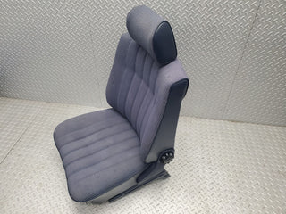 W123 front left seat blue used OEM