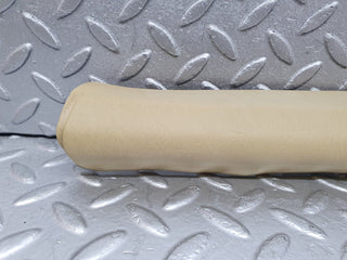 W123 Coupe a pillar cover panel left side beige used OEM