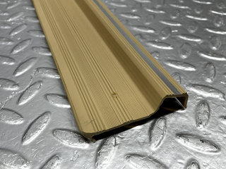 W123 rear left door sill trim beige used OEM