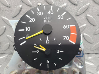 W201 Baby Benz instrument cluster tachometer rpm gauge used OEM