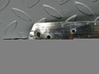 R107 SL a pillar chrome trim left side used OEM