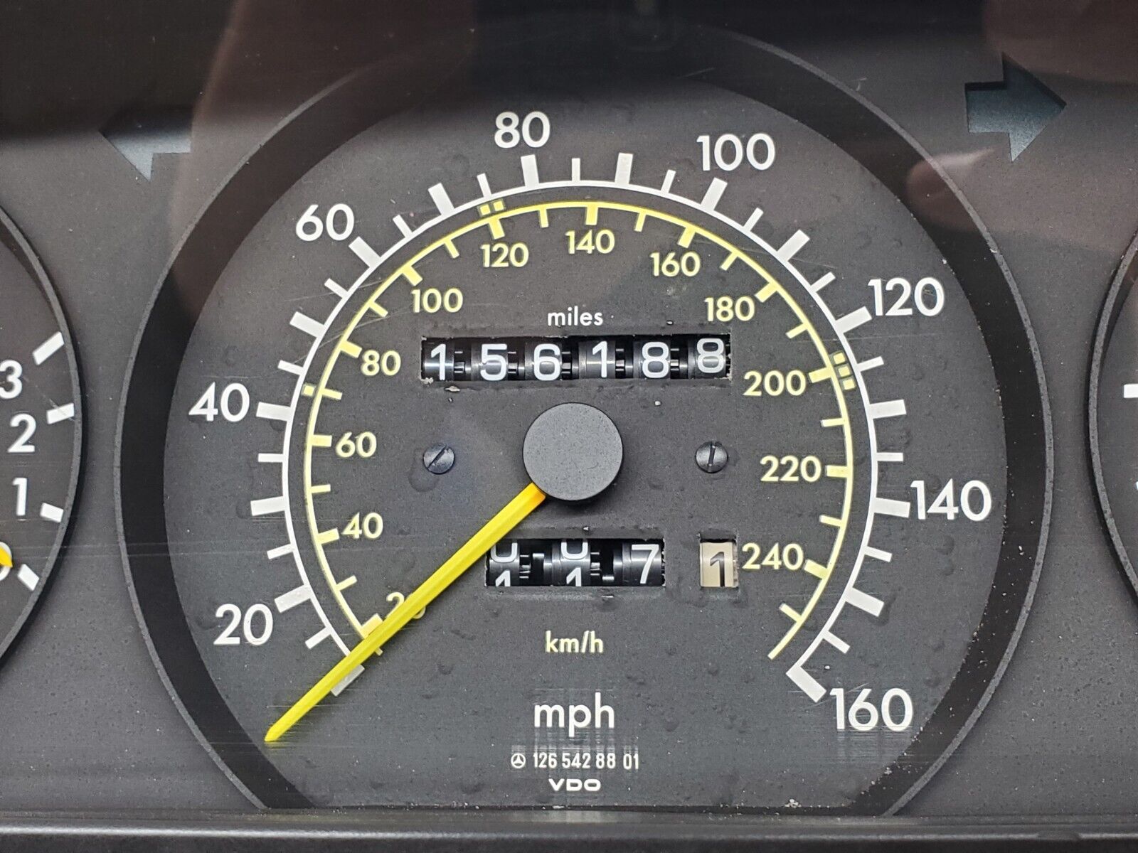 45841 Mercedes-Benz W126 420SE Instrument Cluster 1265428801