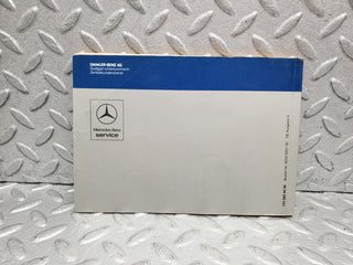 W124 owner's manual used OEM