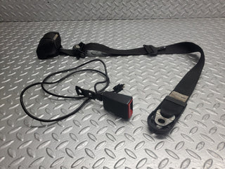 W126 Coupe front left seat belt with buckle used OEM
