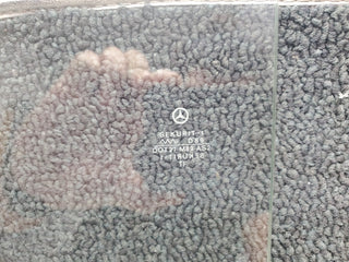 W114 front right door window glass clear used OEM