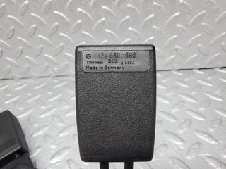 44839 Mercedes-Benz W124 220E Rear Seat Belt Set With Buckle 1248601286 1248608585 1248601696