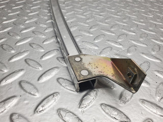 W123 rear left door chrome window channel used OEM