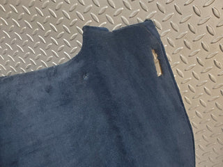 R129 SL rear left wall carpet blue used OEM