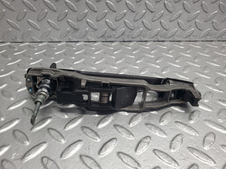 W124 Wagon left door exterior handle with key used OEM