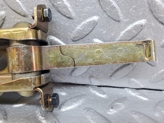 W124 door safety check strap front left used OEM
