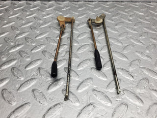 W126 Coupe door lock knob pair used OEM
